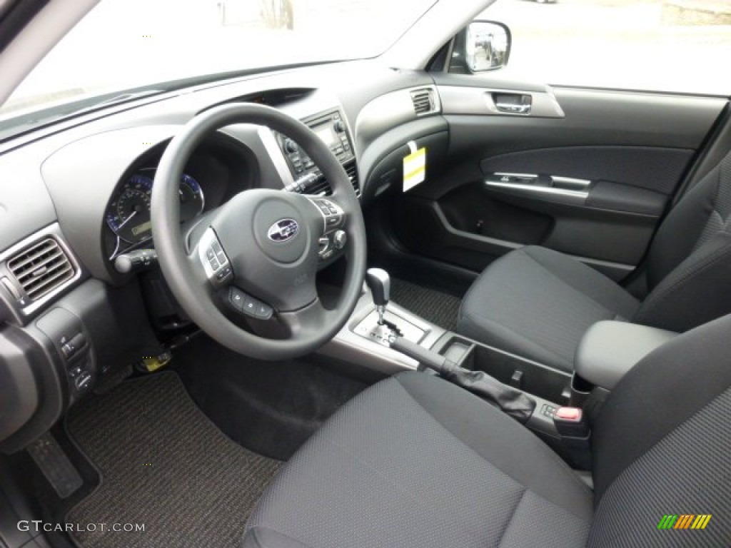 Black Interior 2013 Subaru Forester 2.5 X Premium Photo #75992659