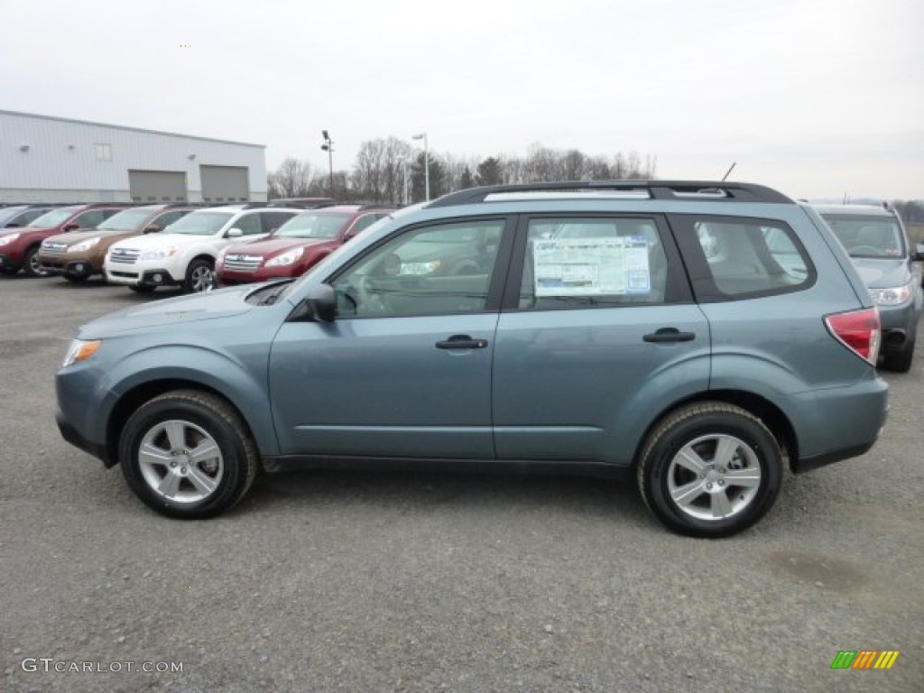 Sage Green Metallic 2013 Subaru Forester 2.5 X Exterior Photo #75992755