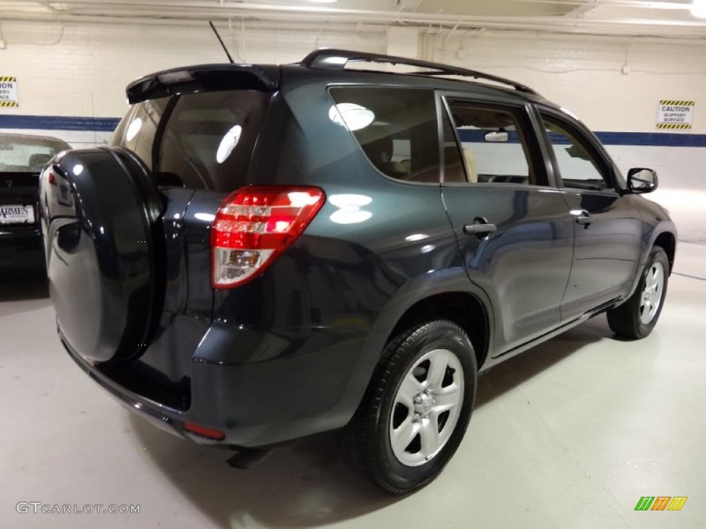 2010 RAV4 I4 - Black Forest Pearl / Dark Charcoal photo #7