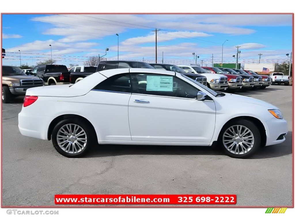 2013 200 Limited Hard Top Convertible - Bright White / Black/Light Frost Beige photo #35