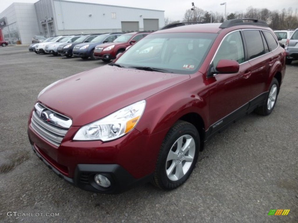 Venetian Red Pearl 2013 Subaru Outback 2.5i Premium Exterior Photo #75993067