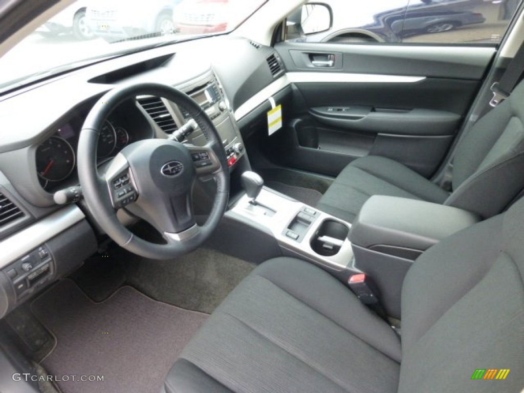 Black Interior 2013 Subaru Outback 2.5i Premium Photo #75993601
