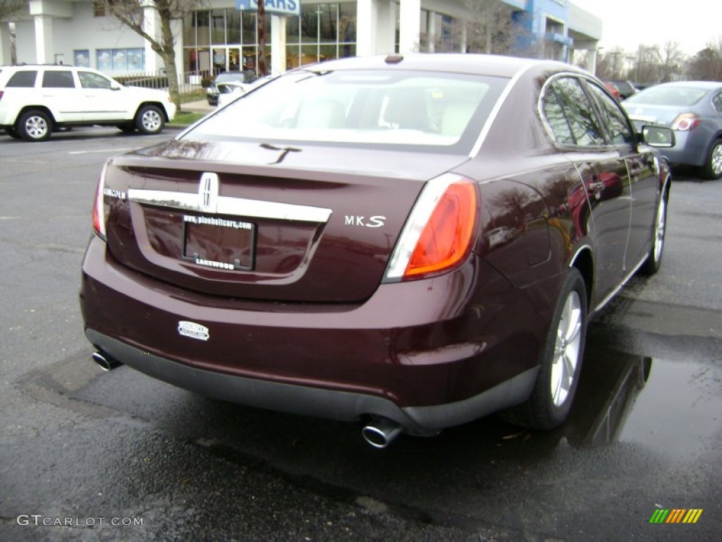 2009 MKS Sedan - Cinnamon Metallic / Light Camel photo #4