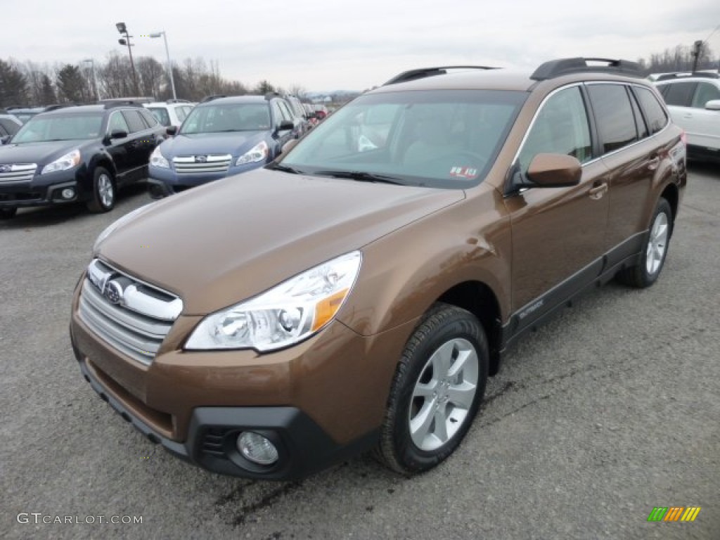 Caramel Bronze Pearl 2013 Subaru Outback 2.5i Premium Exterior Photo #75993736