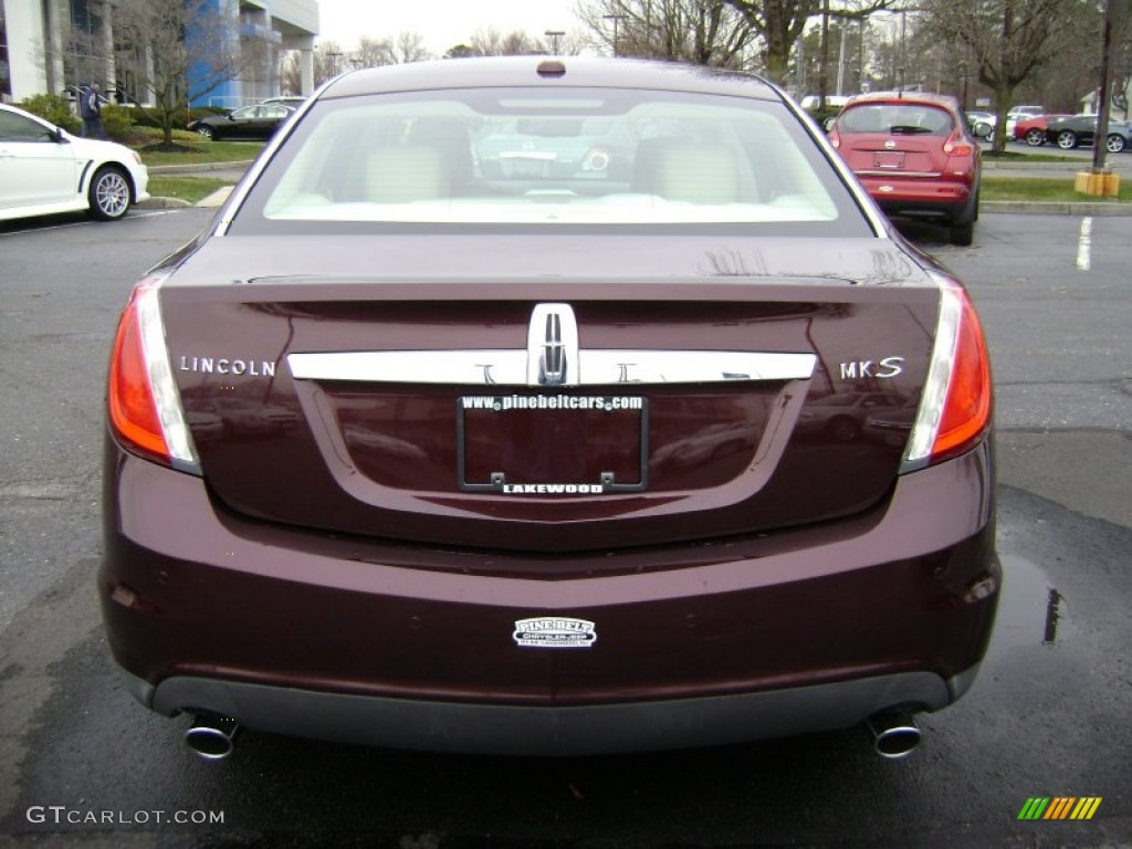2009 MKS Sedan - Cinnamon Metallic / Light Camel photo #5