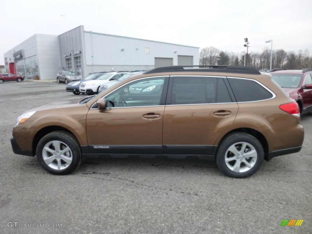 Caramel Bronze Pearl 2013 Subaru Outback 2.5i Premium Exterior Photo #75993754