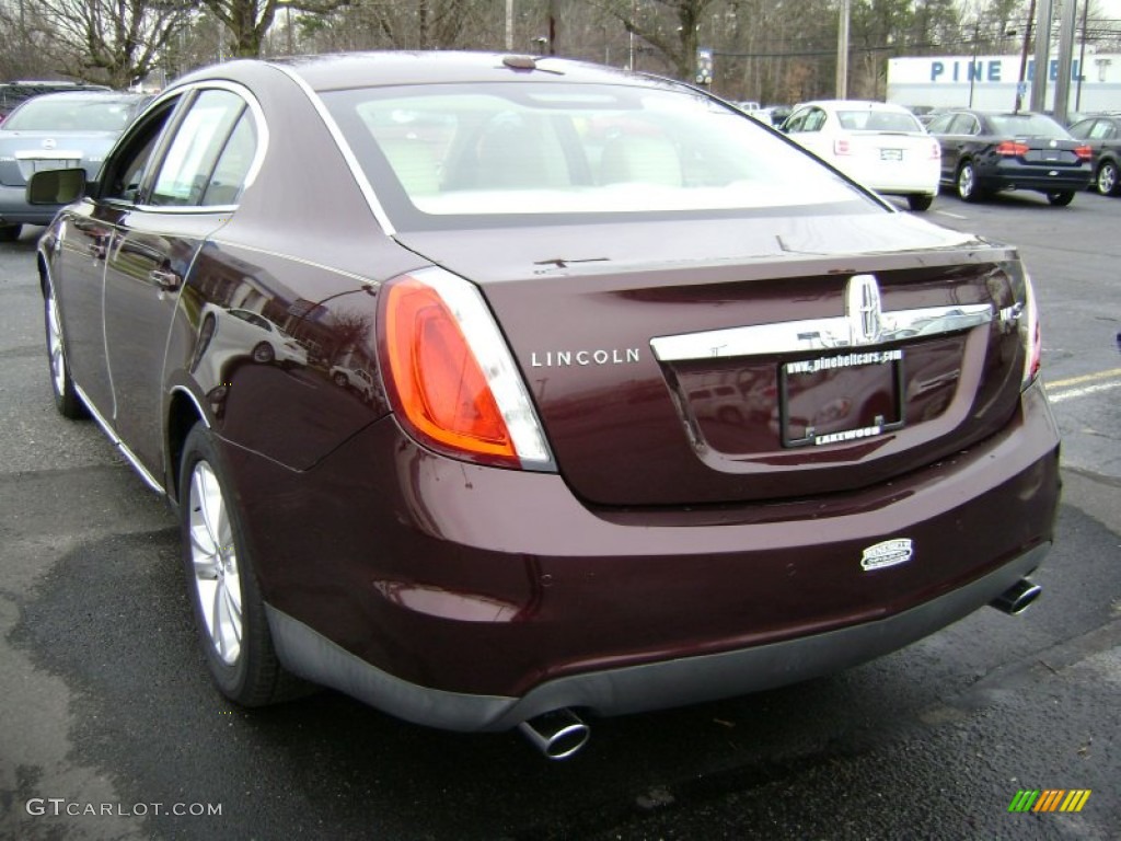 2009 MKS Sedan - Cinnamon Metallic / Light Camel photo #6