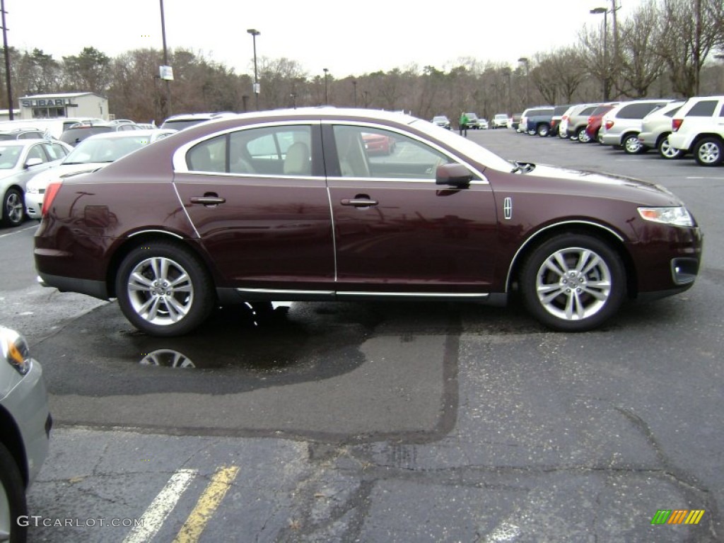 2009 MKS Sedan - Cinnamon Metallic / Light Camel photo #7