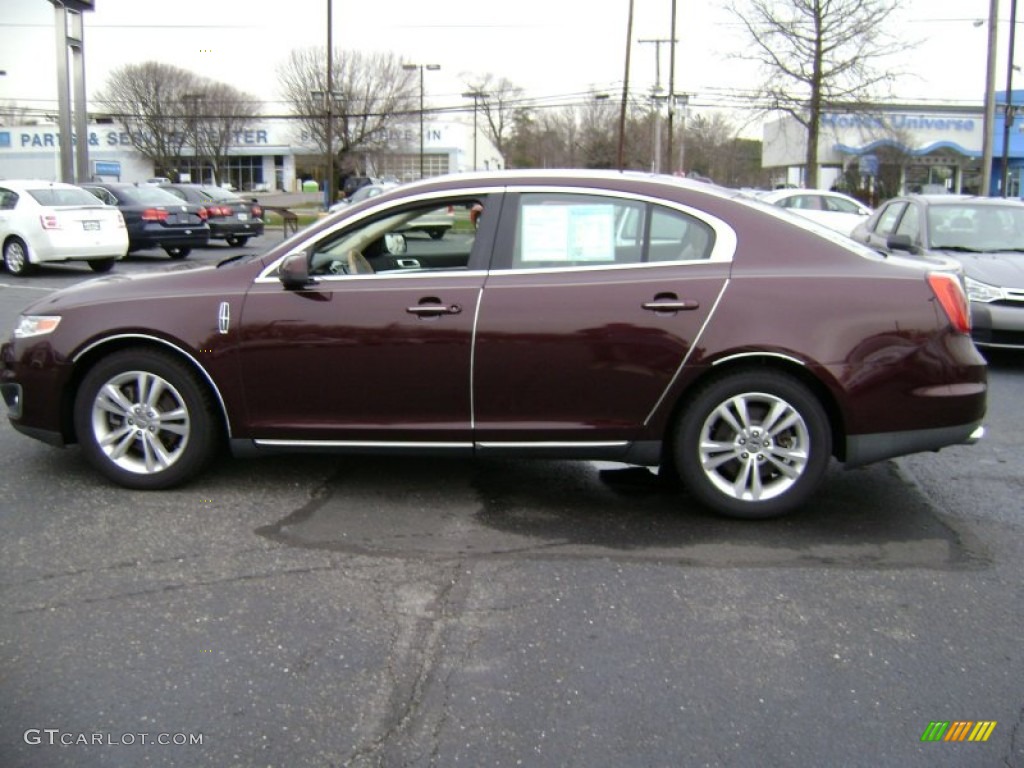 2009 MKS Sedan - Cinnamon Metallic / Light Camel photo #9