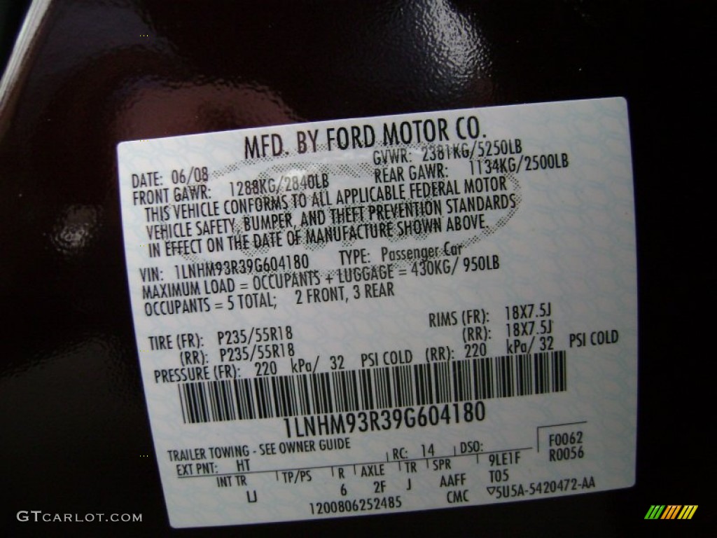 2009 MKS Sedan - Cinnamon Metallic / Light Camel photo #15