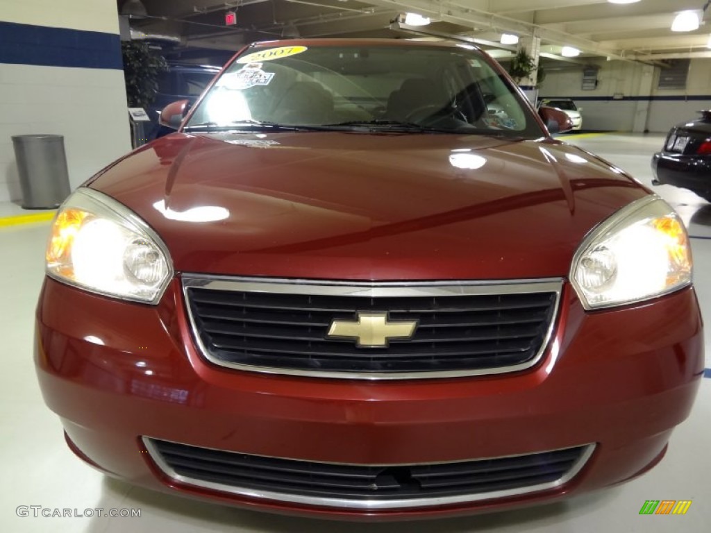 2007 Malibu LT Sedan - Sport Red Metallic / Ebony Black photo #3