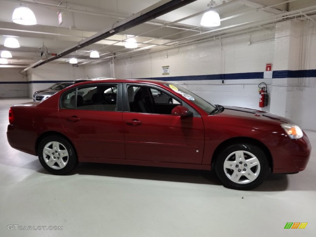 2007 Malibu LT Sedan - Sport Red Metallic / Ebony Black photo #6