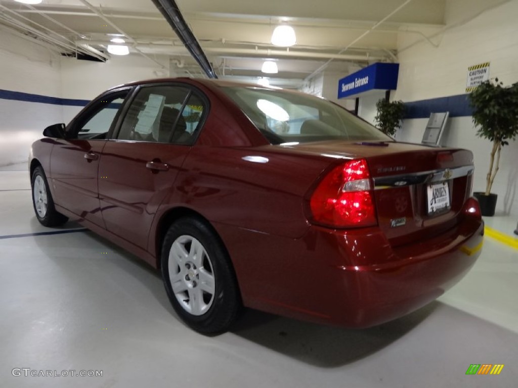 2007 Malibu LT Sedan - Sport Red Metallic / Ebony Black photo #9