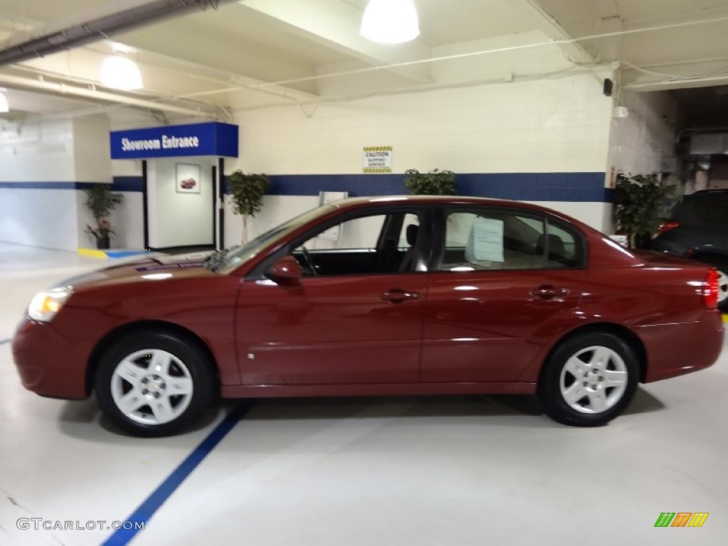 2007 Malibu LT Sedan - Sport Red Metallic / Ebony Black photo #10