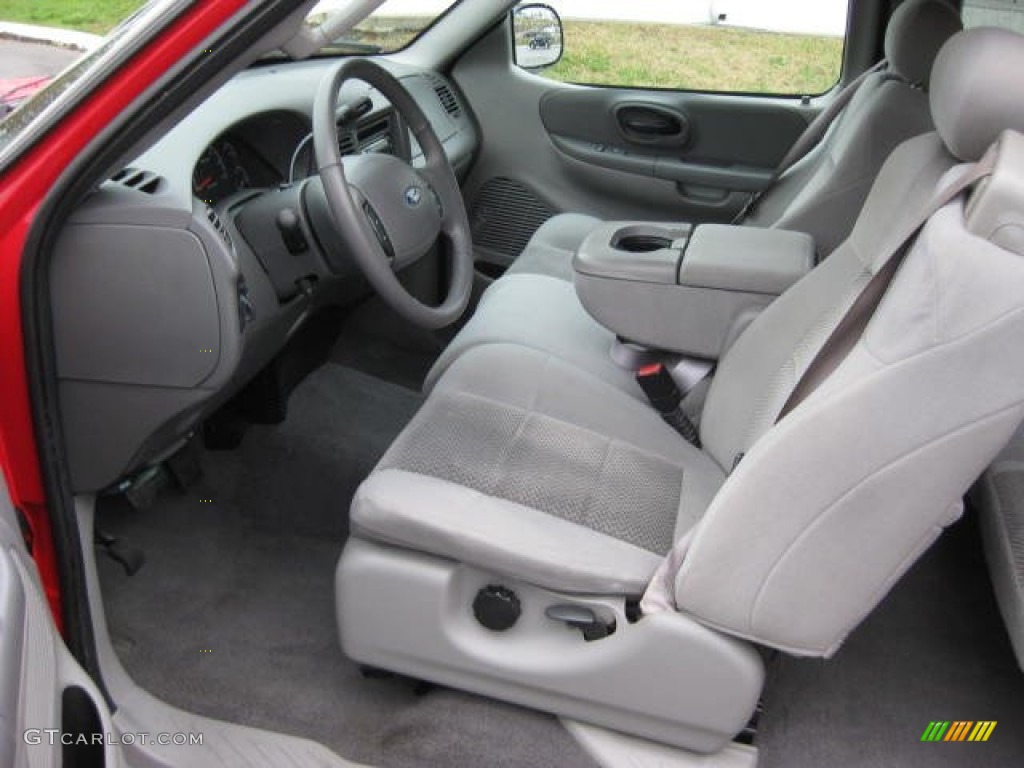 Medium Graphite Grey Interior 2003 Ford F150 XLT SuperCab Photo #75994129