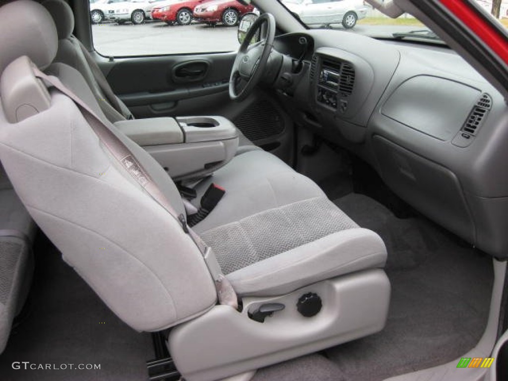 Medium Graphite Grey Interior 2003 Ford F150 XLT SuperCab Photo #75994234