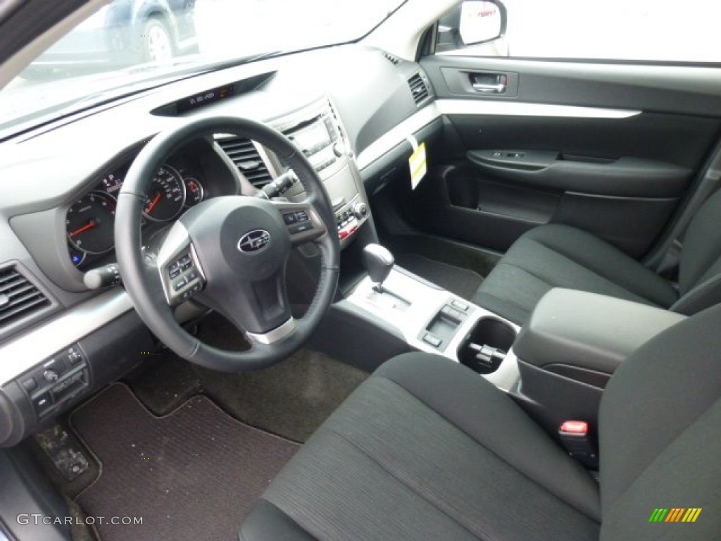 Black Interior 2013 Subaru Outback 2.5i Premium Photo #75994276