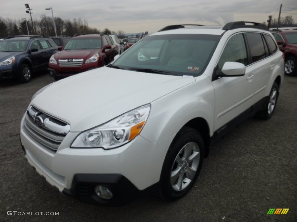 Satin White Pearl 2013 Subaru Outback 2.5i Limited Exterior Photo #75994381