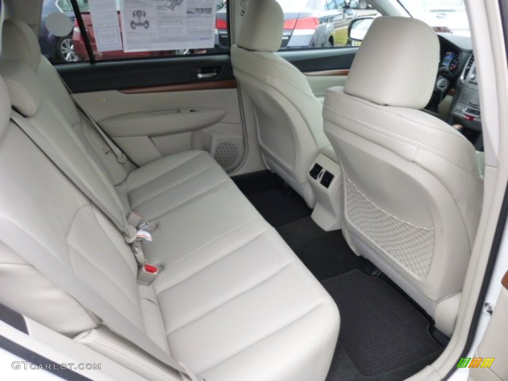 Warm Ivory Leather Interior 2013 Subaru Outback 2.5i Limited Photo #75994517