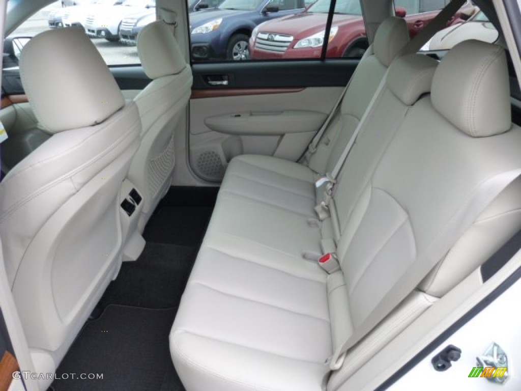 Warm Ivory Leather Interior 2013 Subaru Outback 2.5i Limited Photo #75994546