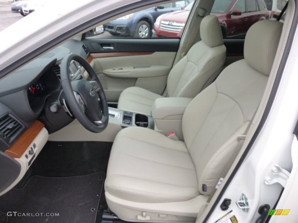 Warm Ivory Leather Interior 2013 Subaru Outback 2.5i Limited Photo #75994576