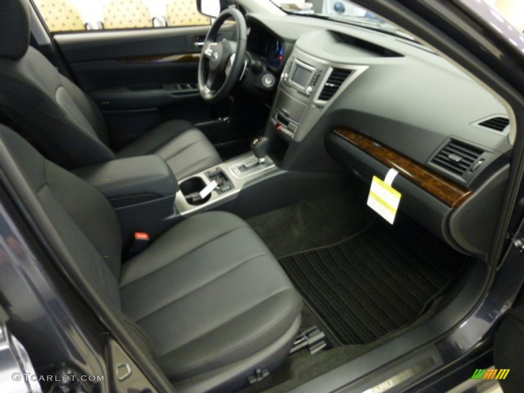 Off Black Leather Interior 2013 Subaru Legacy 2.5i Limited Photo #75995104