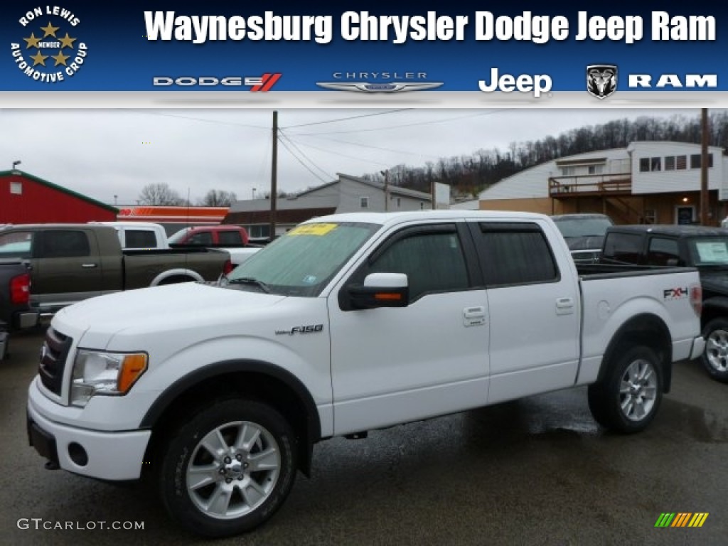 2010 F150 FX4 SuperCrew 4x4 - Oxford White / Black photo #1