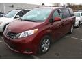 Salsa Red Pearl 2011 Toyota Sienna LE Exterior