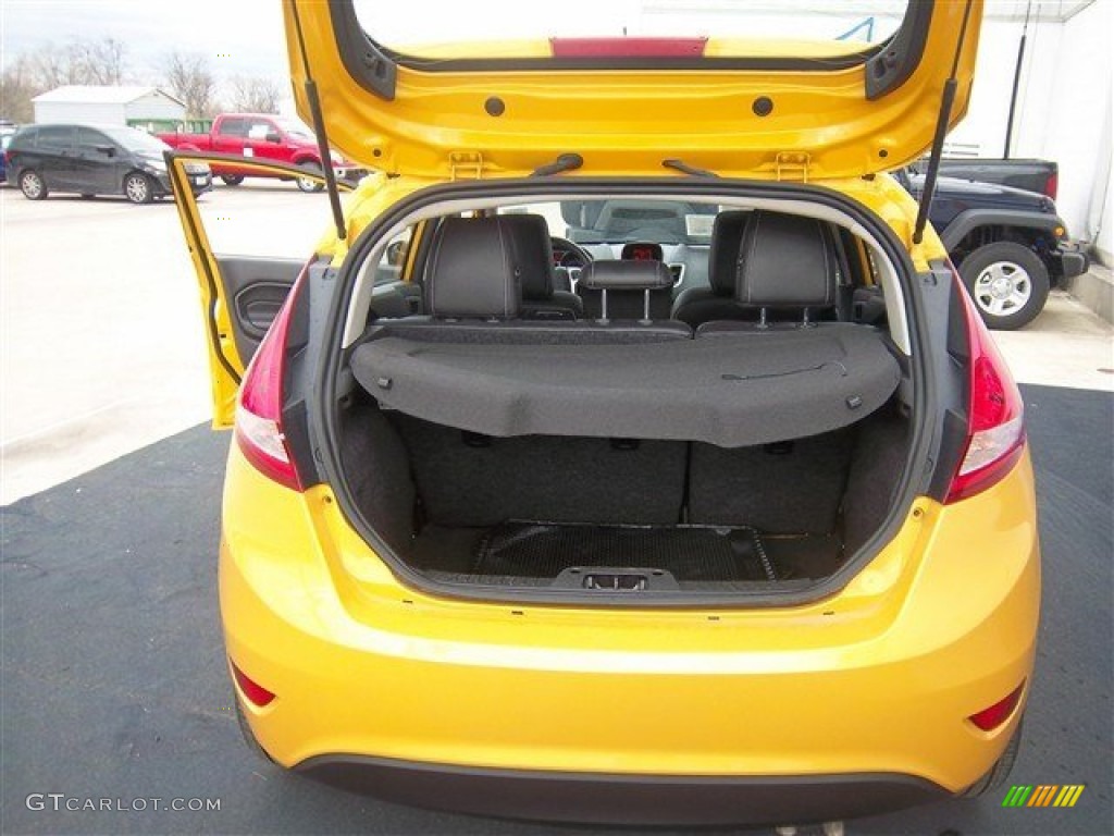 2012 Ford Fiesta SES Hatchback Trunk Photos