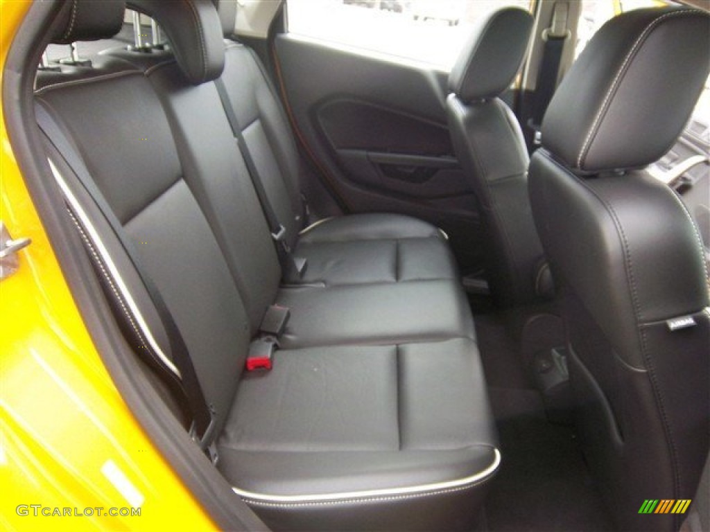 2012 Ford Fiesta SES Hatchback Rear Seat Photo #75996113