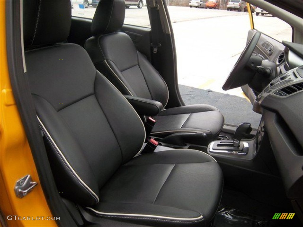 Charcoal Black Interior 2012 Ford Fiesta SES Hatchback Photo #75996147