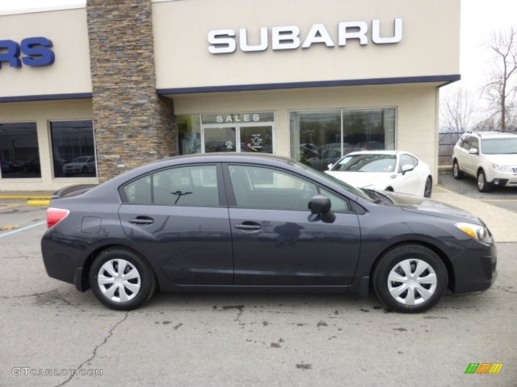 2013 Impreza 2.0i 4 Door - Dark Gray Metallic / Black photo #8