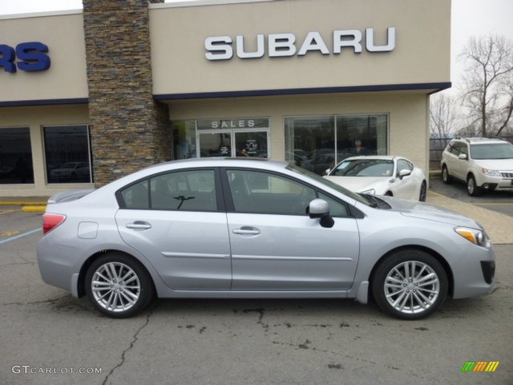Ice Silver Metallic 2013 Subaru Impreza 2.0i Premium 4 Door Exterior Photo #75997061