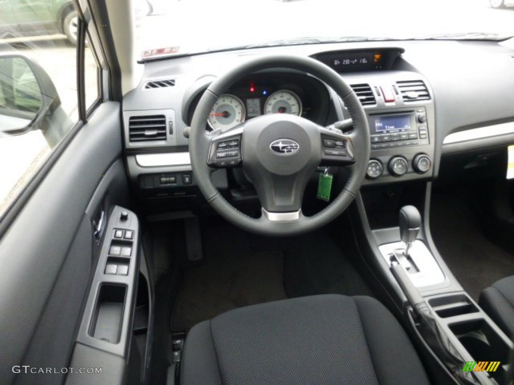 2013 Subaru Impreza 2.0i Premium 4 Door Black Dashboard Photo #75997150
