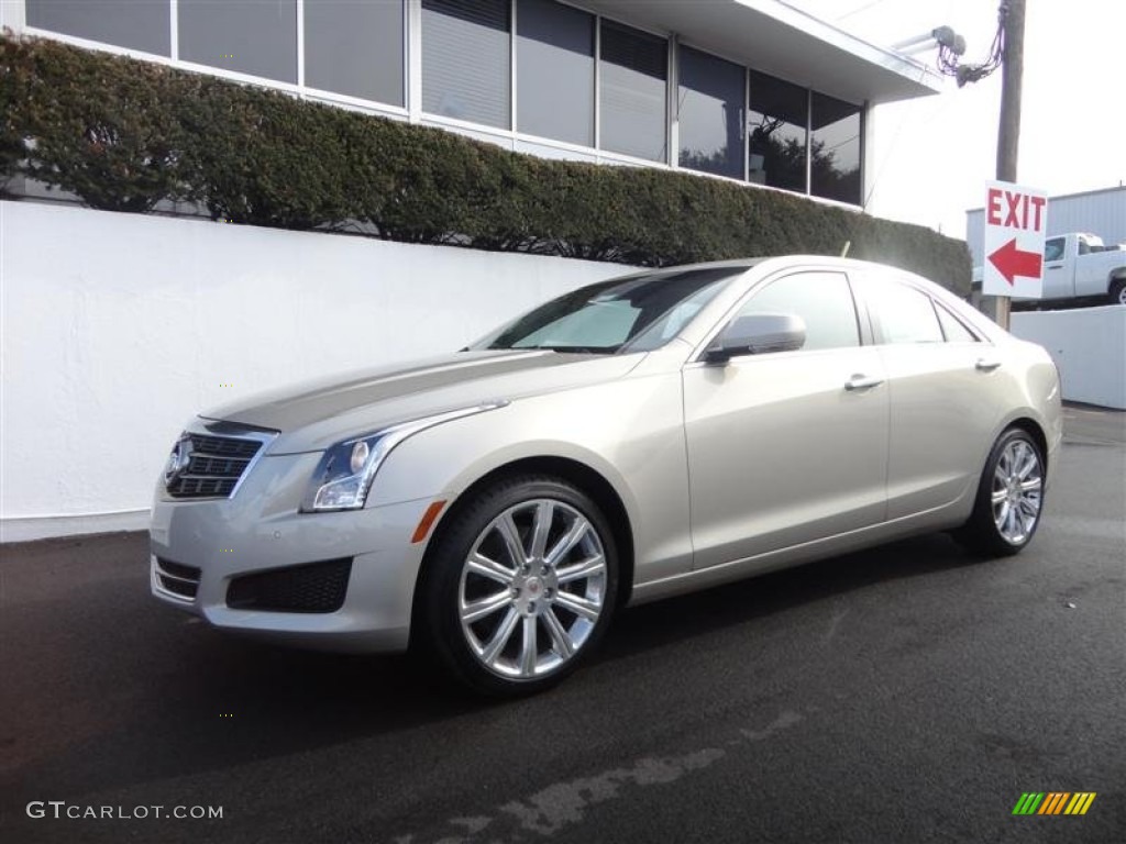 Silver Coast Metallic 2013 Cadillac ATS 2.0L Turbo Luxury Exterior Photo #75998583