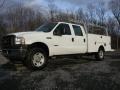 Oxford White - F350 Super Duty XL Crew Cab 4x4 Chassis Photo No. 1