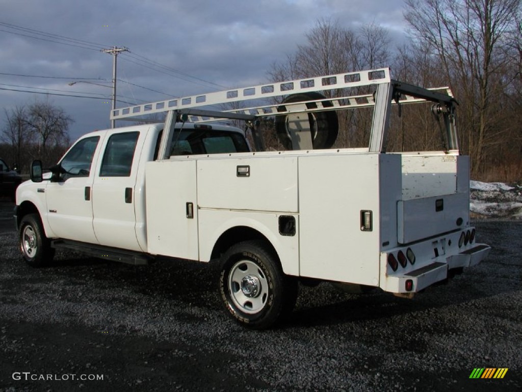 Oxford White 2007 Ford F350 Super Duty XL Crew Cab 4x4 Chassis Exterior Photo #75999838