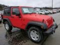 2013 Rock Lobster Red Jeep Wrangler Sport S 4x4  photo #10
