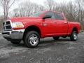 2011 Flame Red Dodge Ram 2500 HD SLT Crew Cab 4x4  photo #2