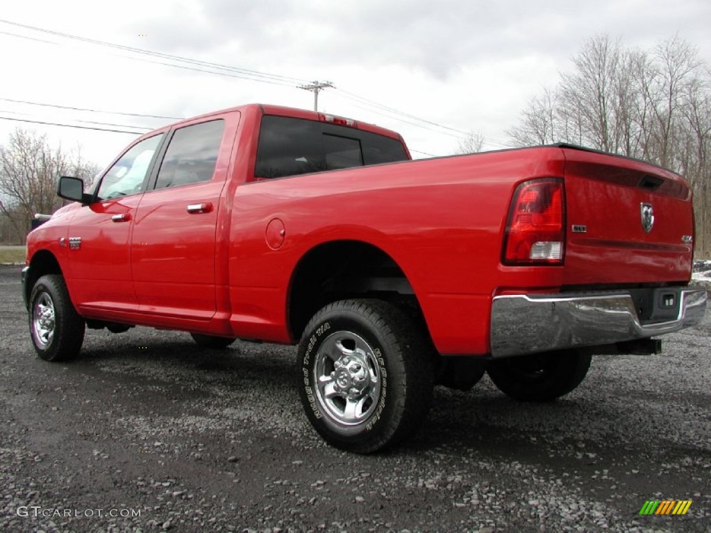 2011 Ram 2500 HD SLT Crew Cab 4x4 - Flame Red / Dark Slate/Medium Graystone photo #8