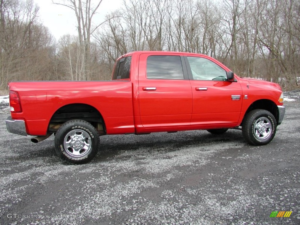 2011 Ram 2500 HD SLT Crew Cab 4x4 - Flame Red / Dark Slate/Medium Graystone photo #14