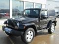 Black 2012 Jeep Wrangler Sahara 4x4 Exterior