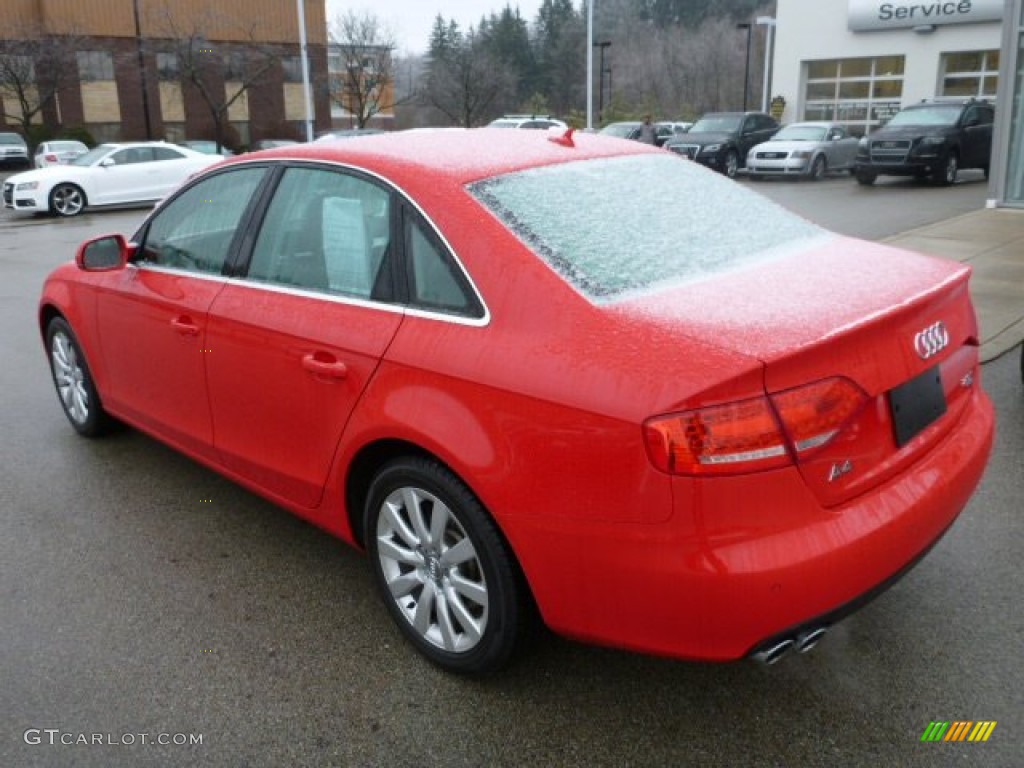 Brilliant Red 2010 Audi A4 2.0T quattro Sedan Exterior Photo #76002883