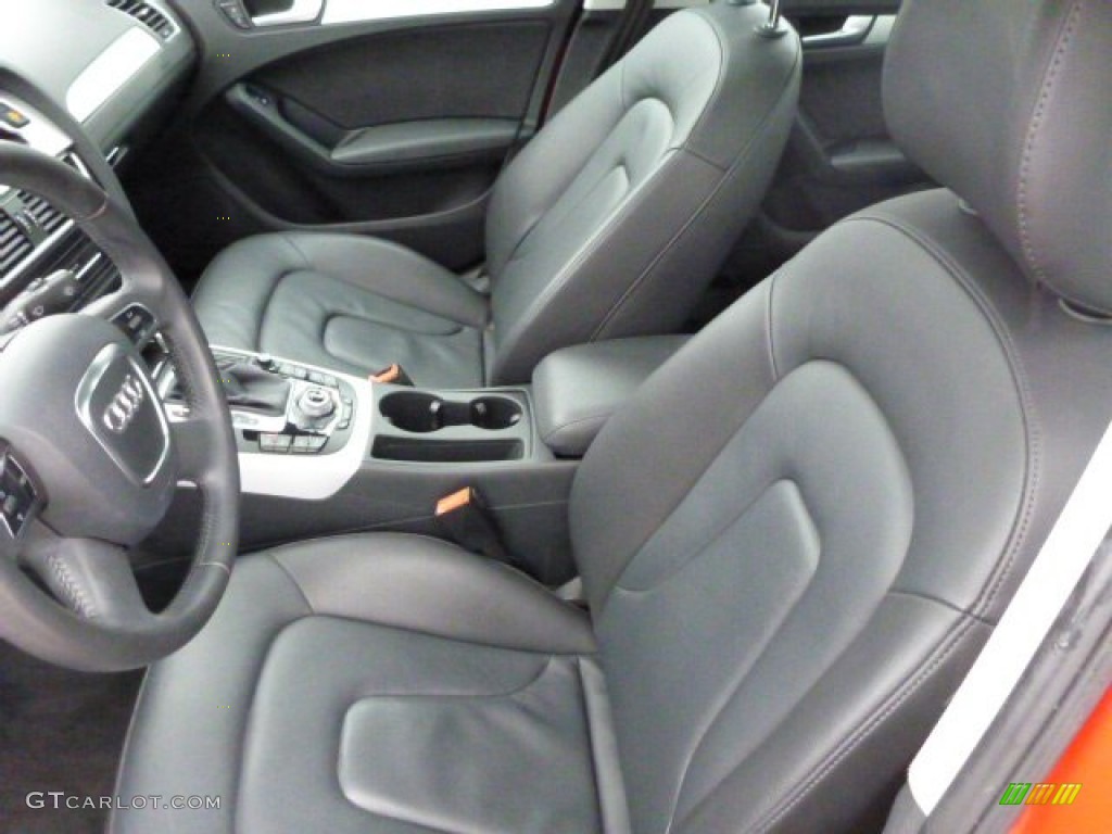 Black Interior 2010 Audi A4 2.0T quattro Sedan Photo #76003000