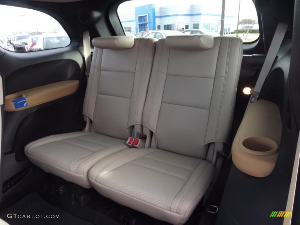 Black/Light Frost Beige Interior 2013 Dodge Durango Citadel Photo #76003444