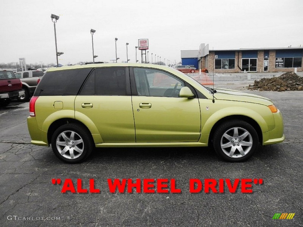 2004 VUE V6 AWD - Electric Lime / Tan photo #1