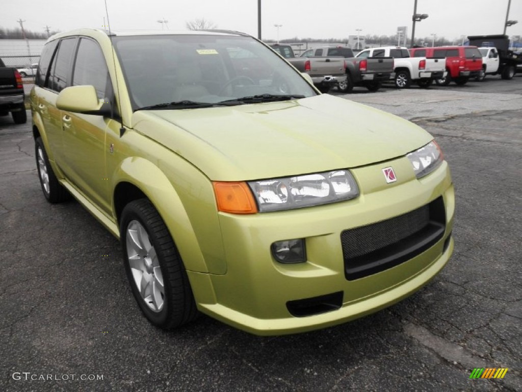 Electric Lime 2004 Saturn VUE V6 AWD Exterior Photo #76003625