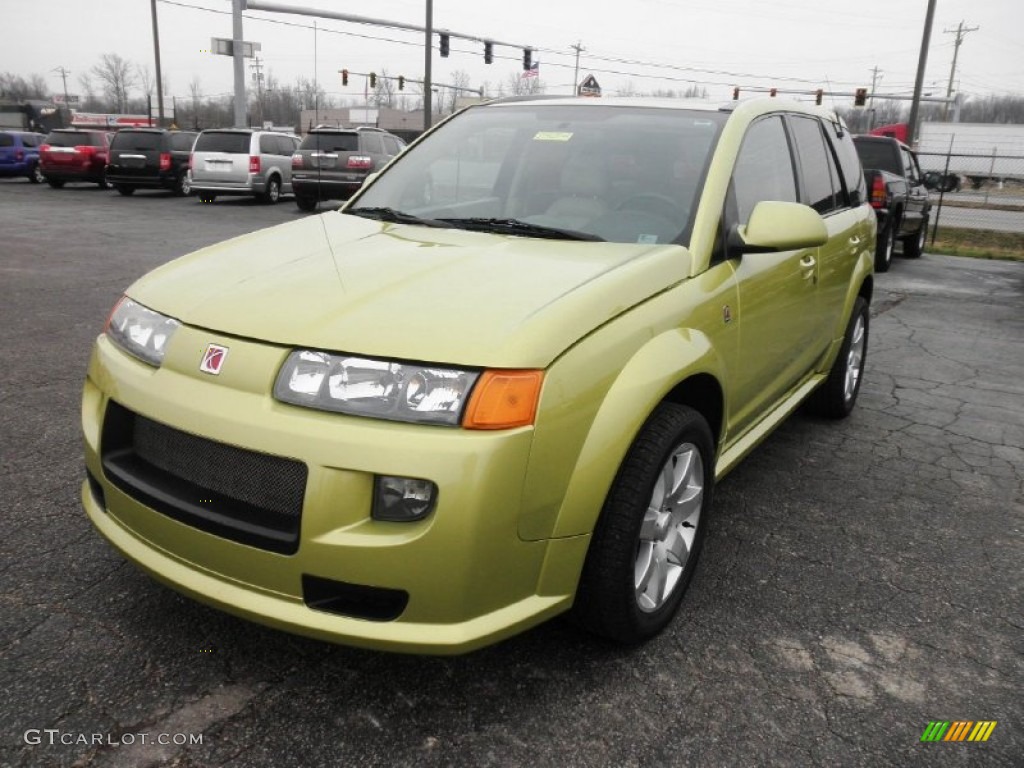 2004 VUE V6 AWD - Electric Lime / Tan photo #3