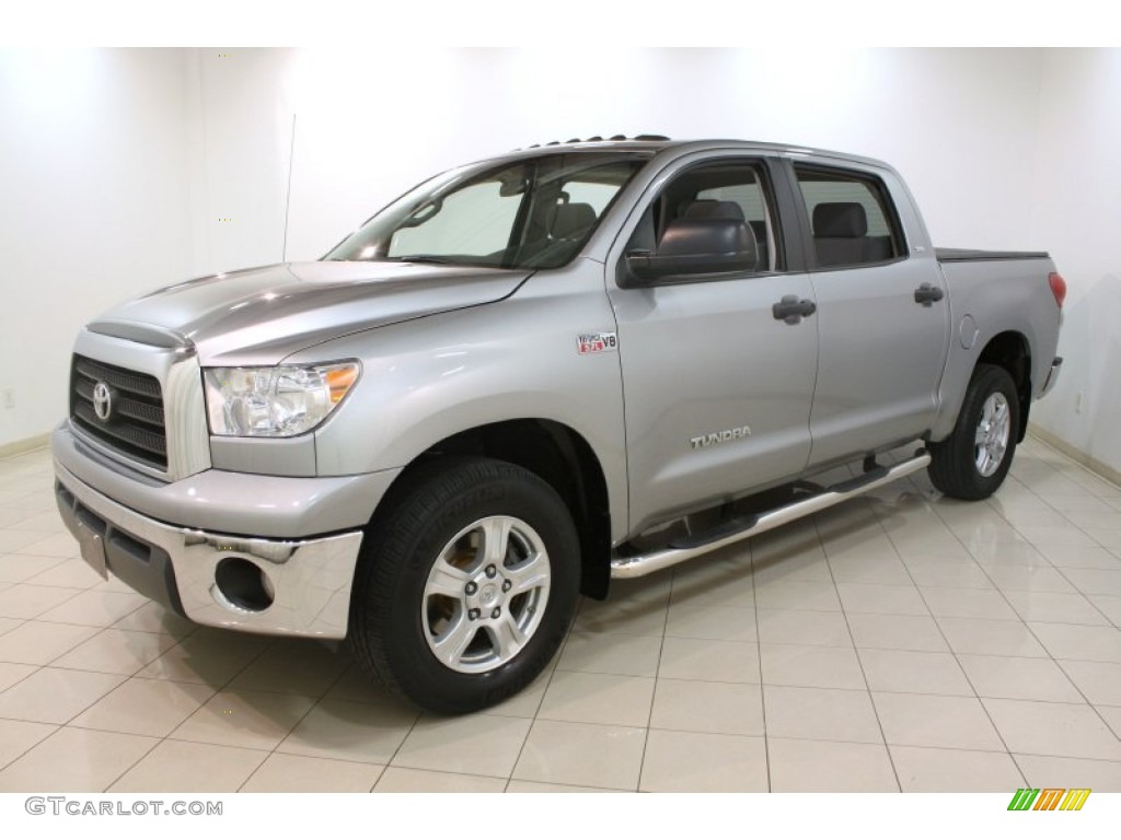 2008 Tundra SR5 CrewMax 4x4 - Silver Sky Metallic / Graphite Gray photo #3