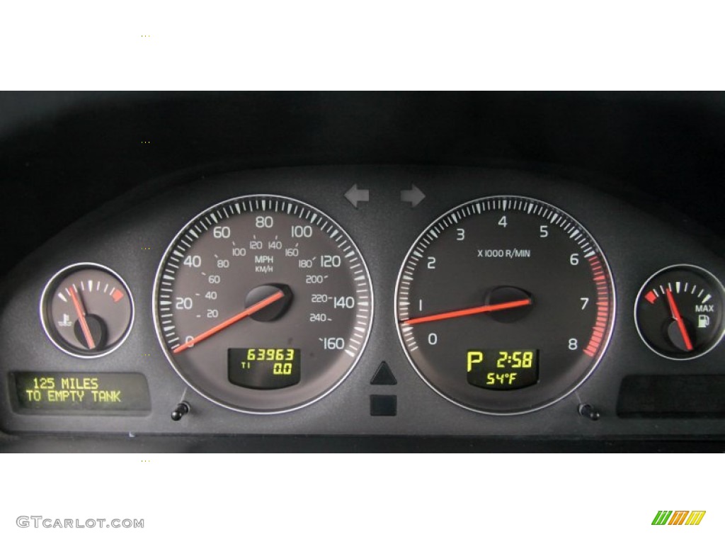 2009 Volvo S60 2.5T AWD Gauges Photos